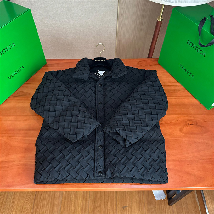bottega veneta woven puffer jacket